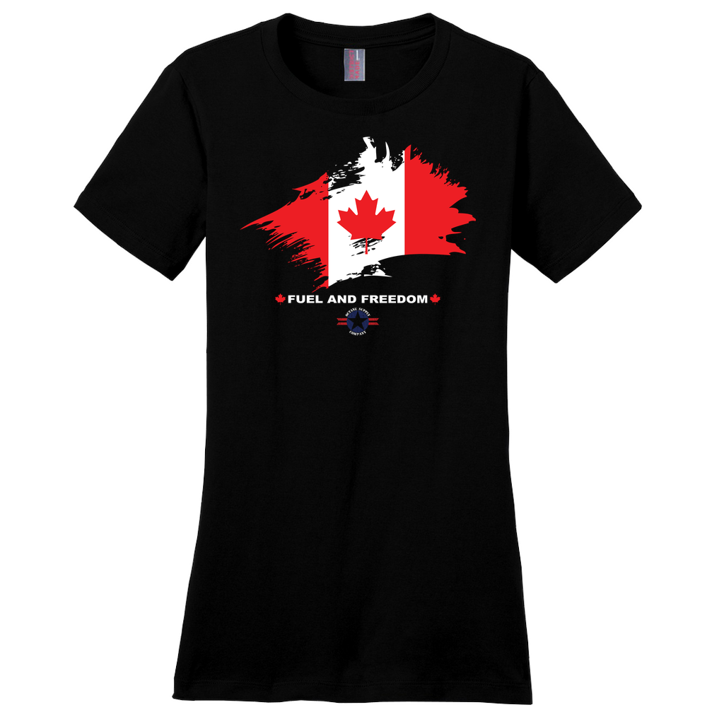 Patriotic Canadian Women's T Shirt
