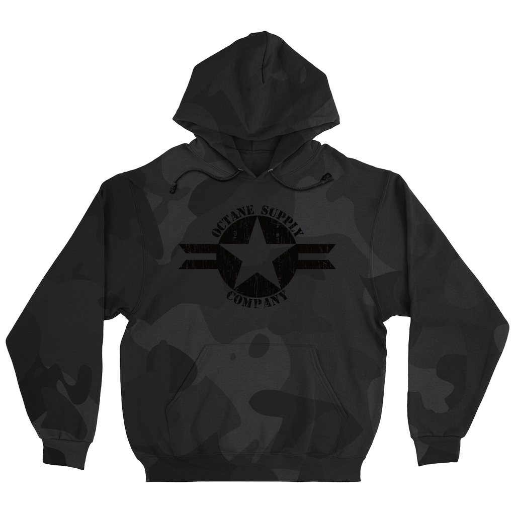 Octane Supply Company All Star Blackout Heavyweight Hoodie *LIMITED*