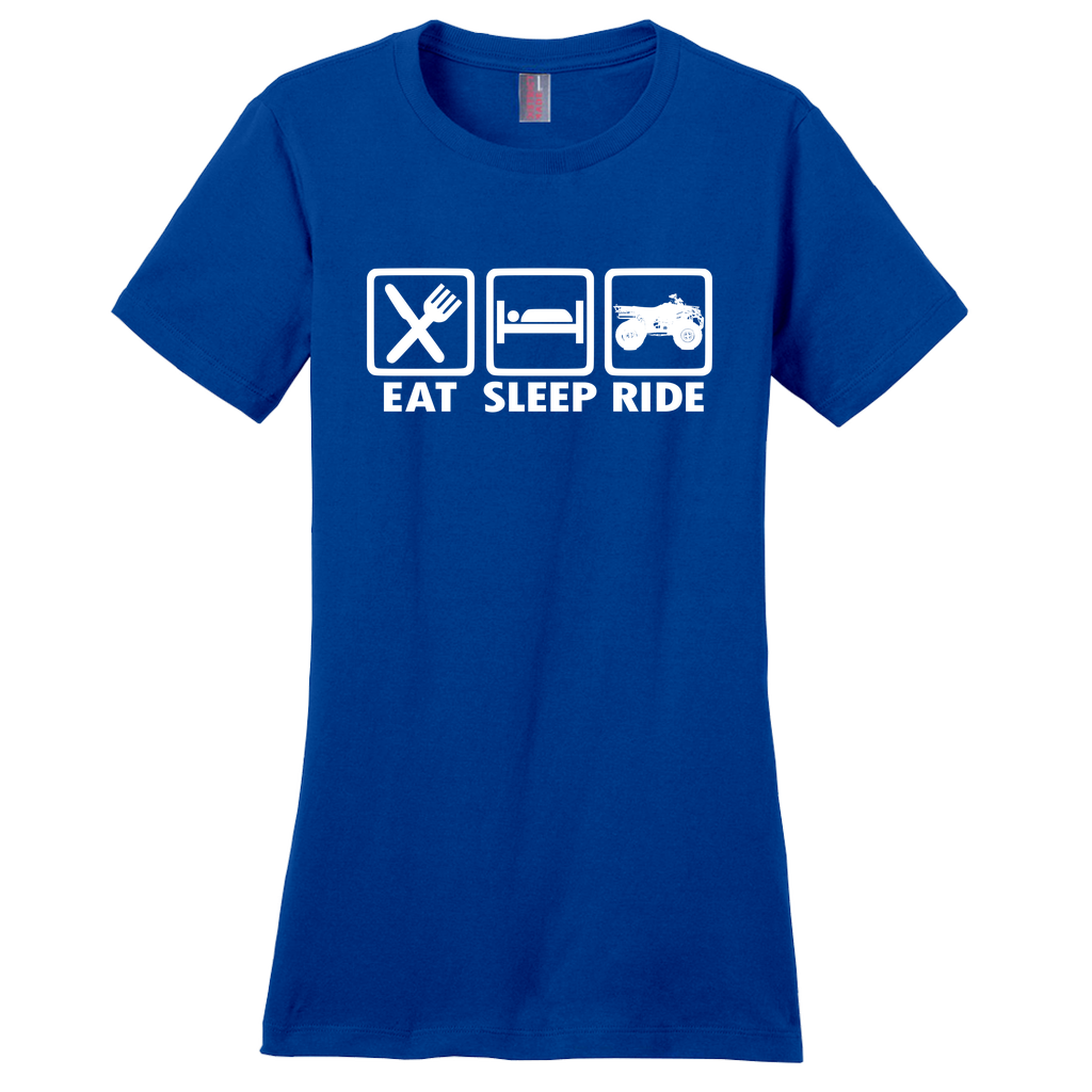 Eat Sleep Ride Women's ATV T-Shirt