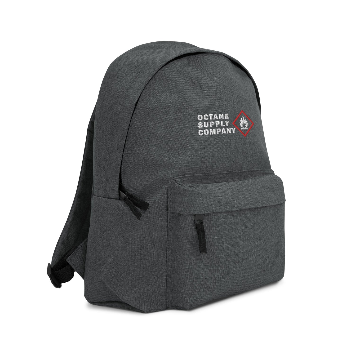 Warning - Embroidered Backpack