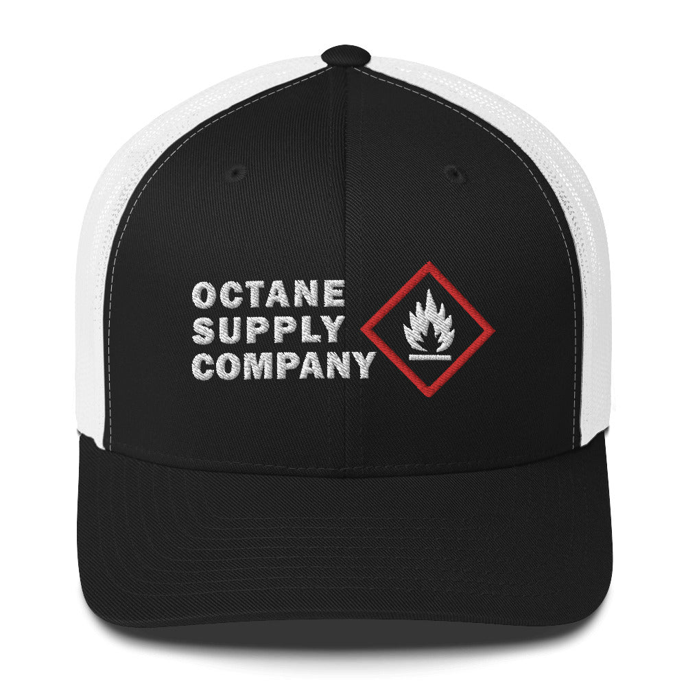 Warning Flammable Liquid Trucker Hat